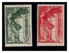 FRANCE  1937 Victoire de Samothrace N°344 et 355 NEUF Sans Charnière Luxe