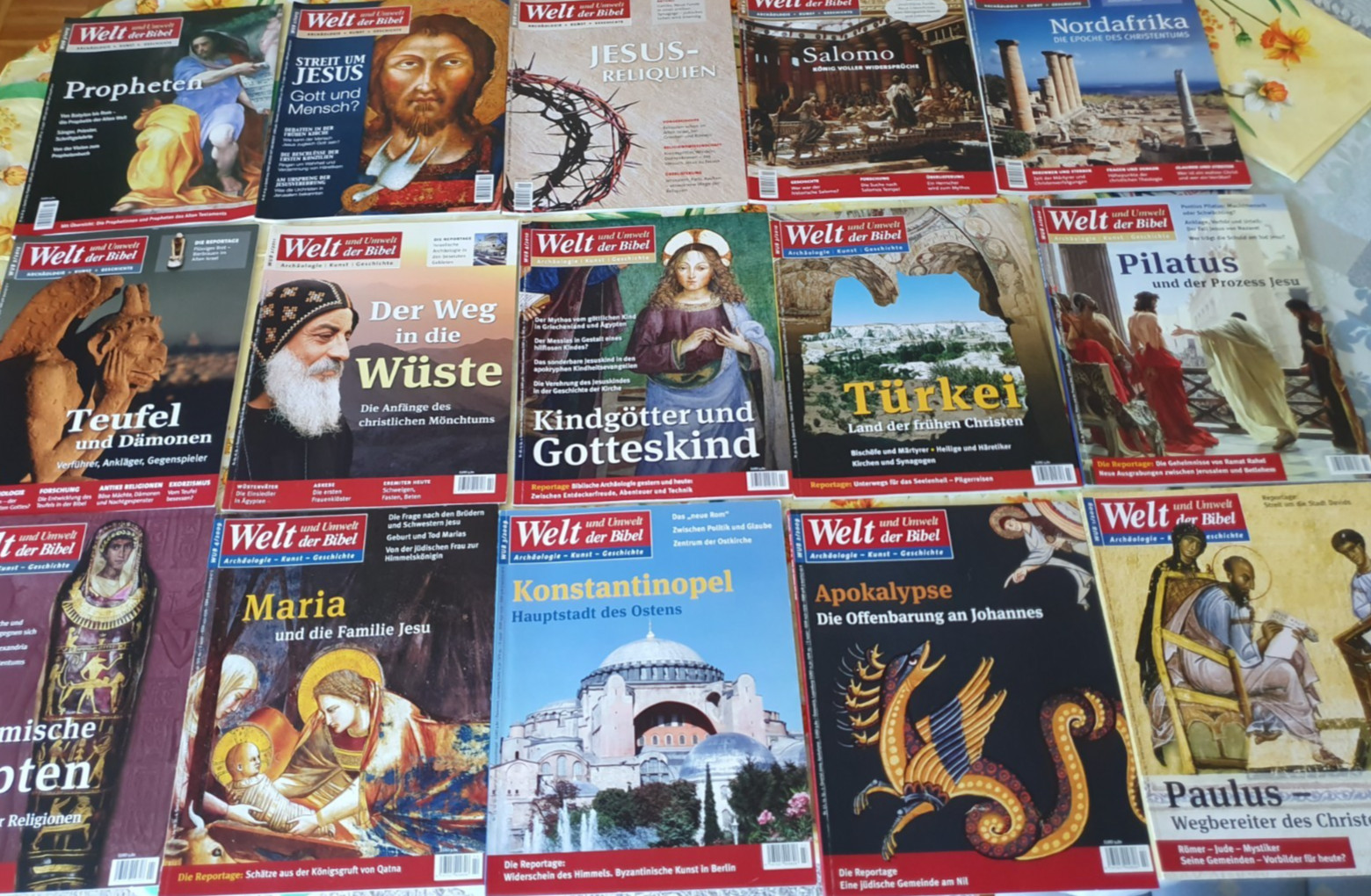 Welt und Umwelt der Bibel /Sammlung von 38 Magazinen für Sammler ! aus 1996-2013