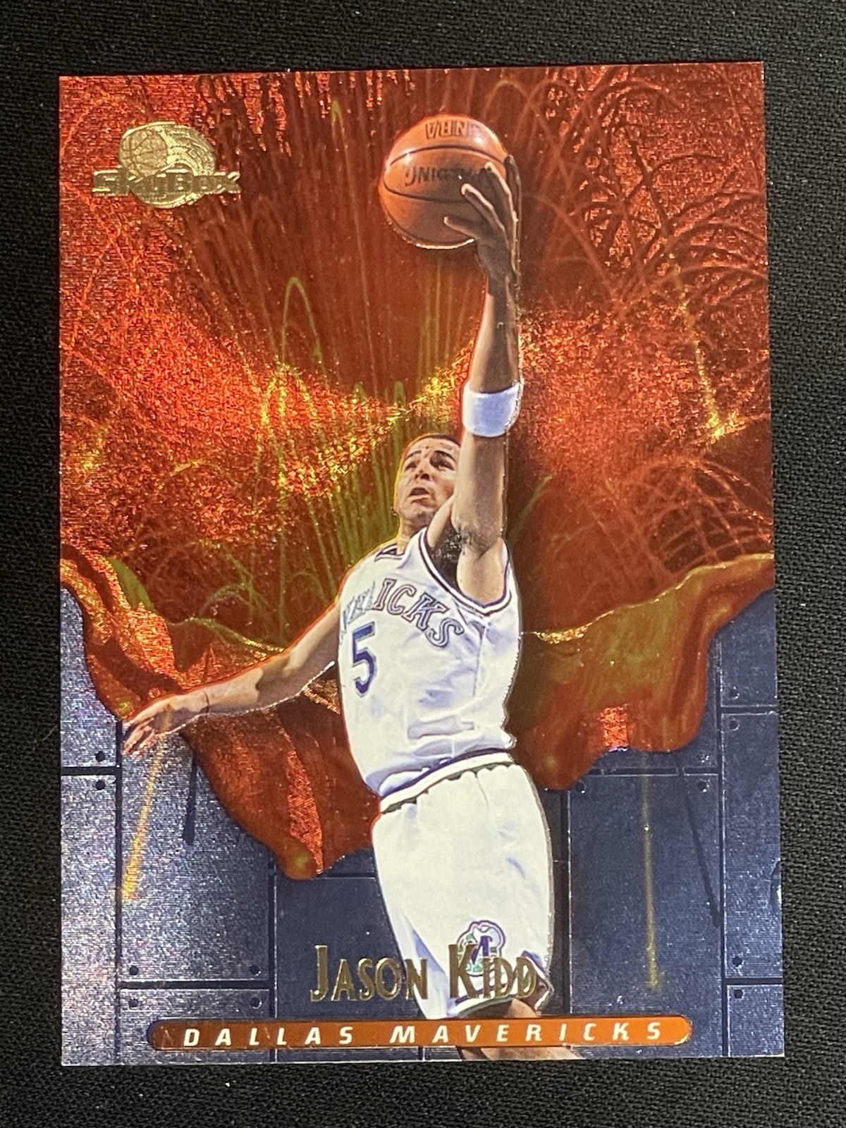 1995 SKYBOX PREMIUM MELTDOWN FOIL Jason Kidd Dallas Mavs M3