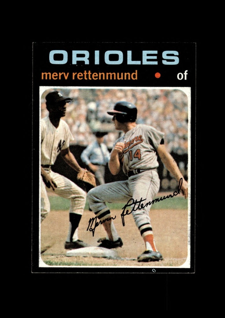 1971 Topps Set-Break #393 Merv Rettenmund NR-MINT *GMCARDS*