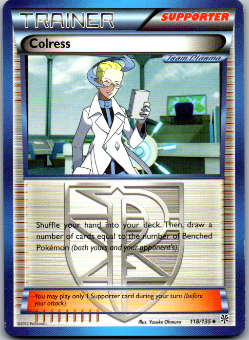 Colress (Team Plasma) Uncommon Plasma Storm 118/135 NM