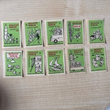 Besucht Berlin  DDR Streichholzetiketten  Riesa 1966