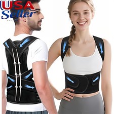 Posture Corrector For Men Women Support Back Shoulder Pro Brace Belt Adjustable