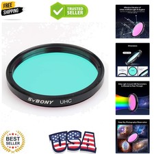 2" UHC Filter, Multi Coating Optical Glass Telescope Filter, Improve The Imag...