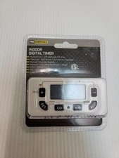 Pro Essentials Indoor Digital Timer Intertek - Multiple On/Off Settings Per Day