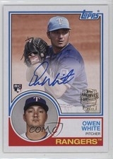 2024 Topps Archives 1983 Fan Favorite Auto Owen White #83FF-OW Auto 1d4b