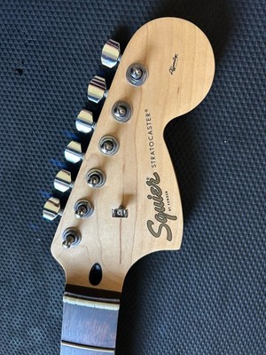 Fender Squier Affinity Stratocaster Guitar Neck Rosewood with Tuners/Plate/Bolts