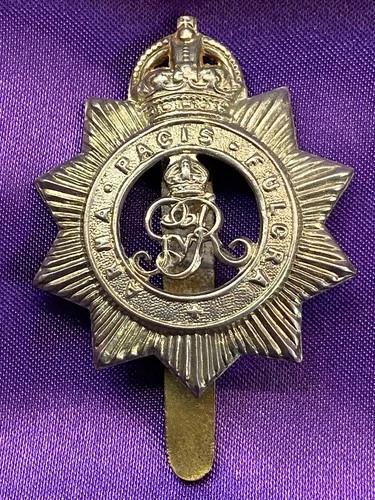 Genuine WW1 GvR The North Somerset Yeomanry WM Cap Badge w/slider