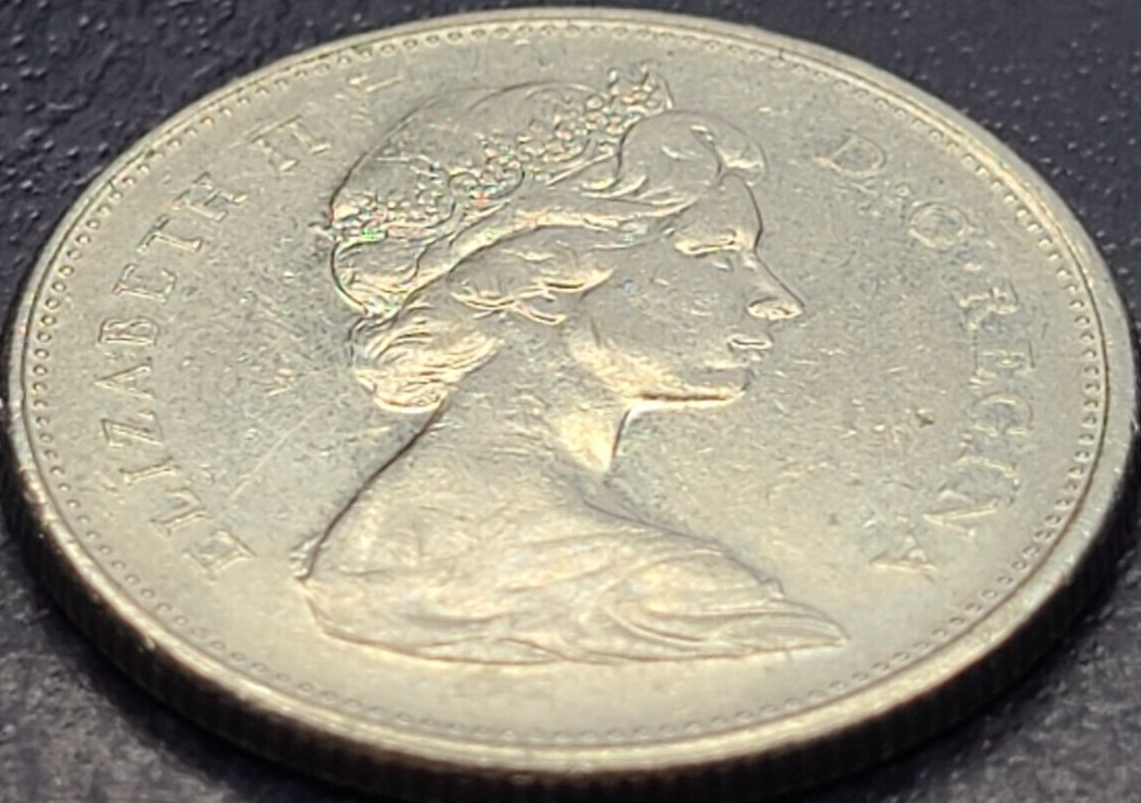 1978 Canada 25 Cent (VARIANT LARGE DENTICLES) KM# 62b US SELLER