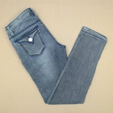 Vigoss The New York Skinny Jeans Girl's Size 8 Flap Pocket Medium Wash Denim