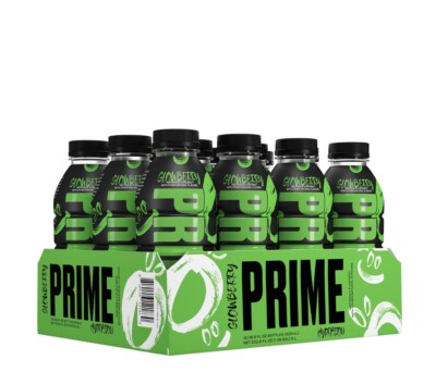 Prime Hydration Drink Logan Paul & KSI -   Glowberry - 12 PACK