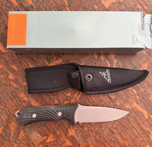 Gerber Big Rock Camp Knife, Boxed with Sheath