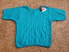 Woolrich Sweater Womens Large Rounded Neck Button Up Knit Pattern Sheep Label