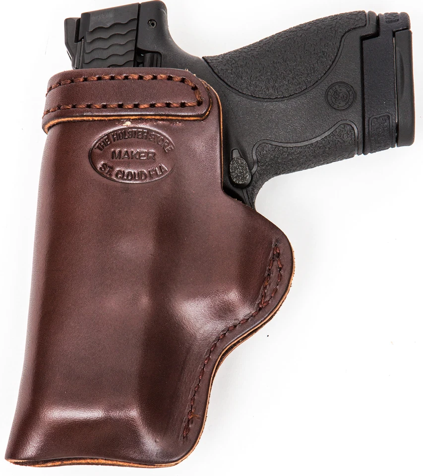 HD Concealed RH LH OWB IWB Leather Gun Holster For Colt Mustang 380 - Image 4 of 4