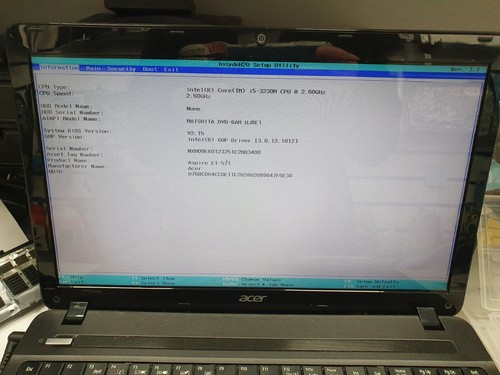 Acer Aspire E1-571 Fan with Heatsink DC280009KD0 AT0HI0060C0 Genuine Item - Picture 3 of 12