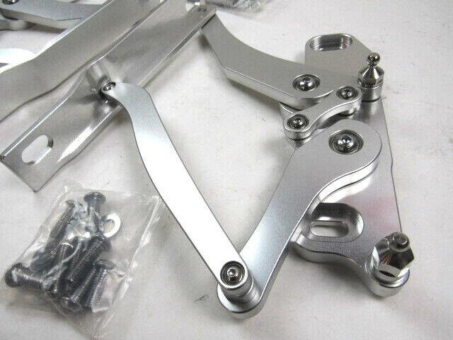 Juego de bisagras de capó de aluminio Chevy Impala Billet 1963-1964 transparente Ano W92011CA Foto 3 de 4