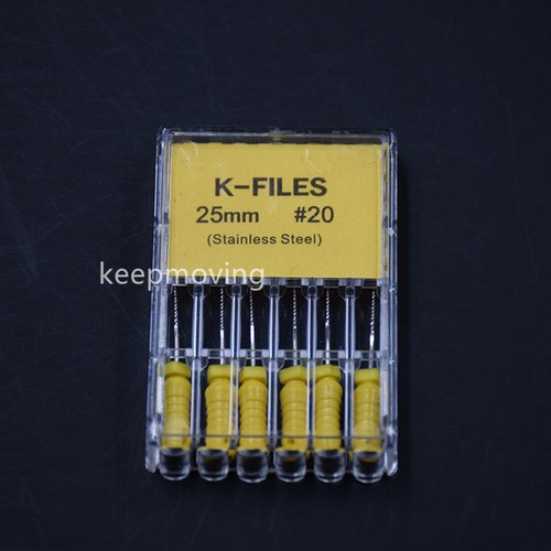 1 Pack Dental K-File Stainless Steel Endodontic Instruments Hand Use 21/25/31mm - 第 44/81 張圖片
