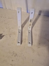 Small Cantilever Wall Shelf Bracket 140mm × 120mm(approx) White 324435