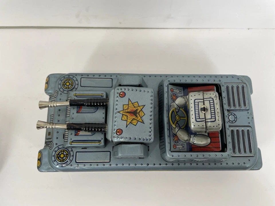 Difícil de encontrar 1960 Super Robot Tanque Horikawa de Japón De colección Foto 3 de 4