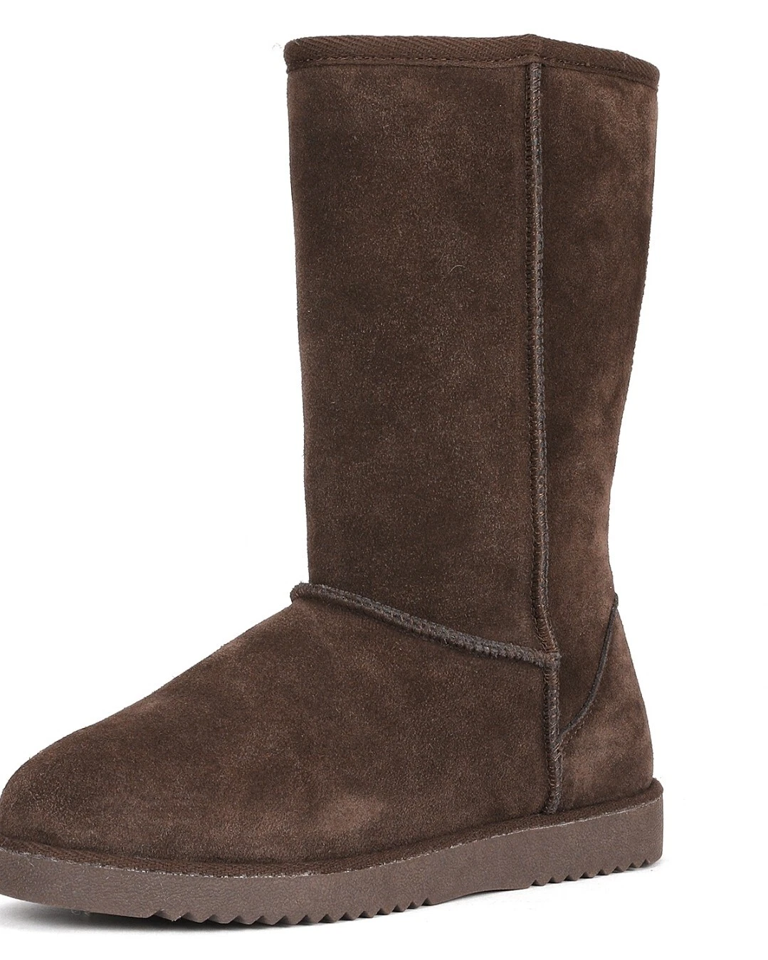 DREAM PAIRS Womens Mid Calf Sheepskin Insole Faux Fur Lined Winter Snow Boots 10