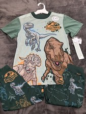 Jurassic World 3pc Sleep Set Medium 8-10 NWT