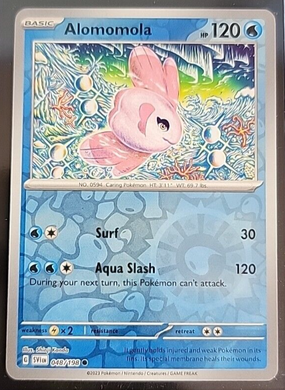 Pokémon TCG Alomomola Scarlet & Violet Base Set 048/198 Reverse