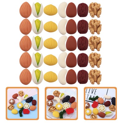 35 Pcs Verzierungen DIY Handwerk Machen Miniatur Muttern Spielzeug