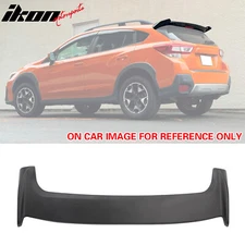 Fits 18-23 Crosstrek & 17-23 Impreza Hatchback IKON Roof Spoiler Matte Black ABS