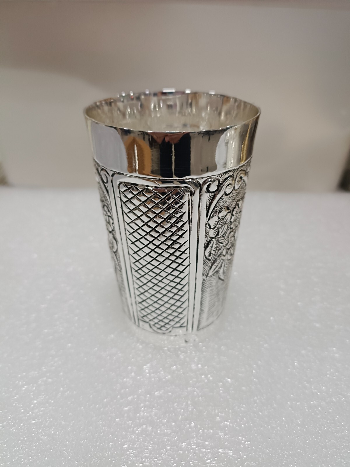 Plate and Kiddush Cup Set Premium Kiddush Wine Cup and Saucer for Shabbat