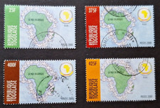 Togo: 2000 Organisation for African Unity; part used set