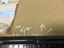 New Qty (10) 6-32 X 1/2" PVDF Slotted Pan Head Screws