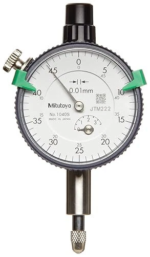 Mitutoyo 2310S-10 Dial Indicator 0-10mm Range, 0.01mm Graduation, +/-0.015mm Acc