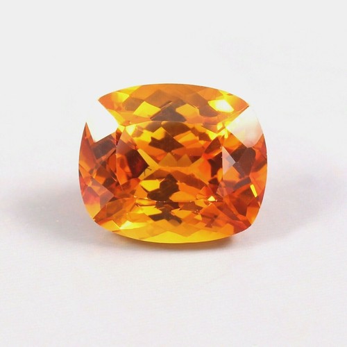 AAA natürlicher makelloser Ceylon orange Saphir Kissen lose Edelsteinschliff 12x10 mm - Bild 2 von 4