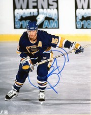 Craig Janney Autographed 8x10 St. Louis Blues  Free Shipping  # S2861