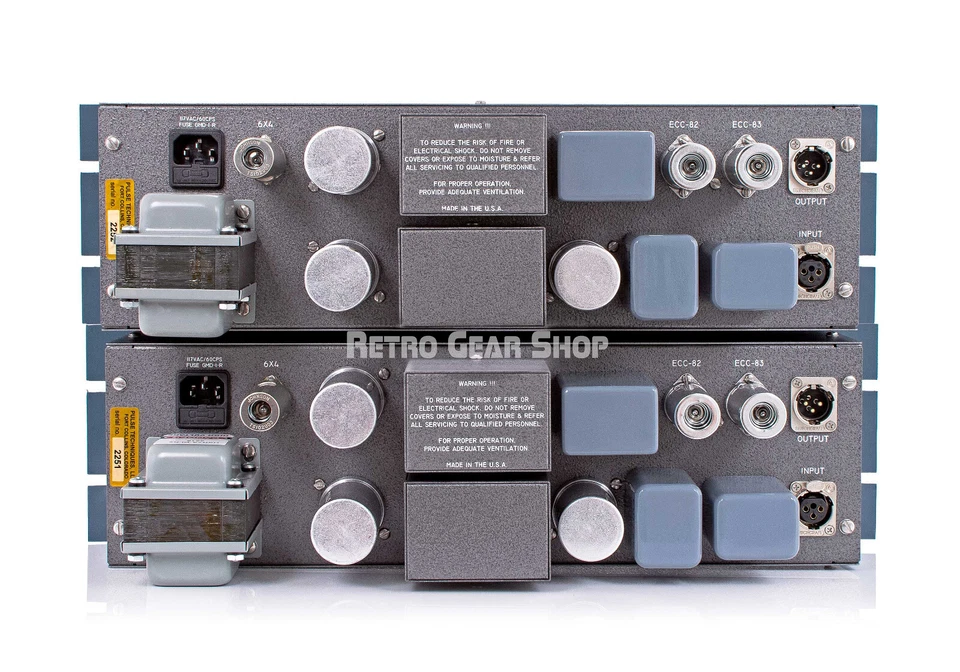 Pulse Techniques Pultec EQM-1S Tube Mastering Equalizer Sequential Stereo Pair - Image 3 of 3