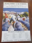 Deymonaz Small Formats Lacydon 1993 Exhibition Poster 63cm by 43cm 295
