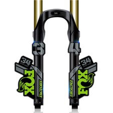 Fork Sticker for 2021 FOX 34 Mountain Bike DH Bicycle Cycling Decals green gray