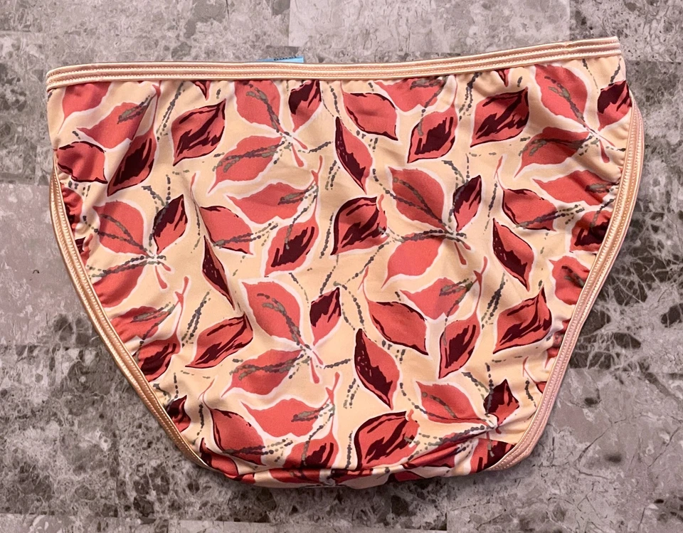 BRAGAS DE BIKINI NUEVAS CON ETIQUETAS VANITY FAIR S HOJA ILUMINACIÓN SUAVE DOBLE CORREA CUERDA Foto 4 de 4