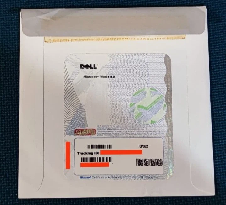 Microsoft Works 6 in inglese con COA compatibile per Windows XP Vista 7 8 10 11 - Immagine 2 di 2