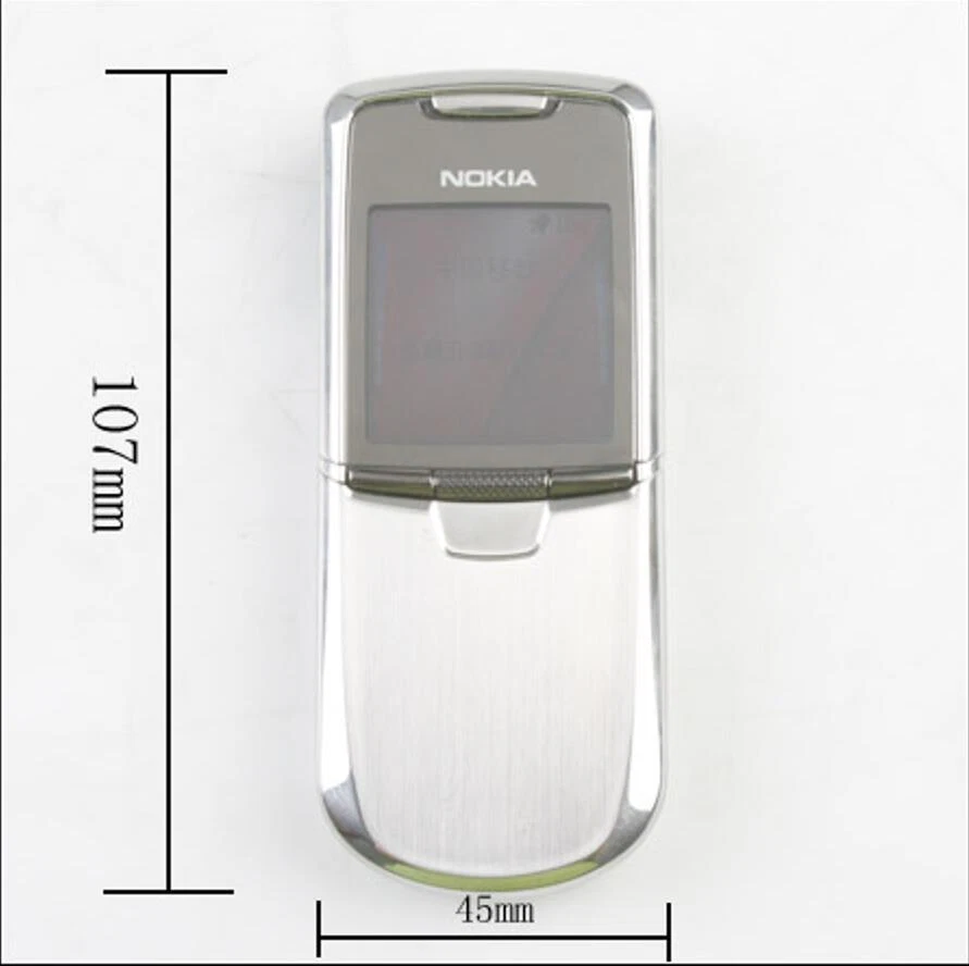 Nokia 8800 Mobile Phone English Arabic Russian Keyboard Available GSM Cellphone - Image 3 of 4