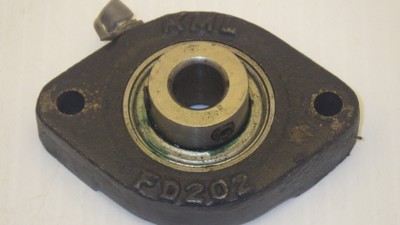 KML FD202 2-BOLT FLANGE BEARING CAST HOUSING 1/2'' OD SHAFT NNB 