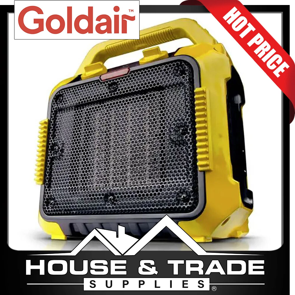 Goldair Workshop Ceramic Fan Heater 2000w Safety Tilt Switch GCH450 | eBay
