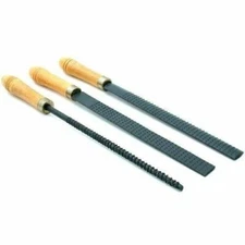 3pc Wood Rasp File Set Woodworking Carpentry Workshop Carving Hand Tools 