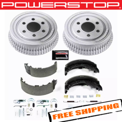 Power Stop 1-Click Daily Driver Rear Drum & Shoe Kit for 1992-2002 Dodge Dakota