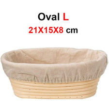 Rattan Bread Proofing Basket Natural Oval Rattan Wicker Dough Fermentation Sourd