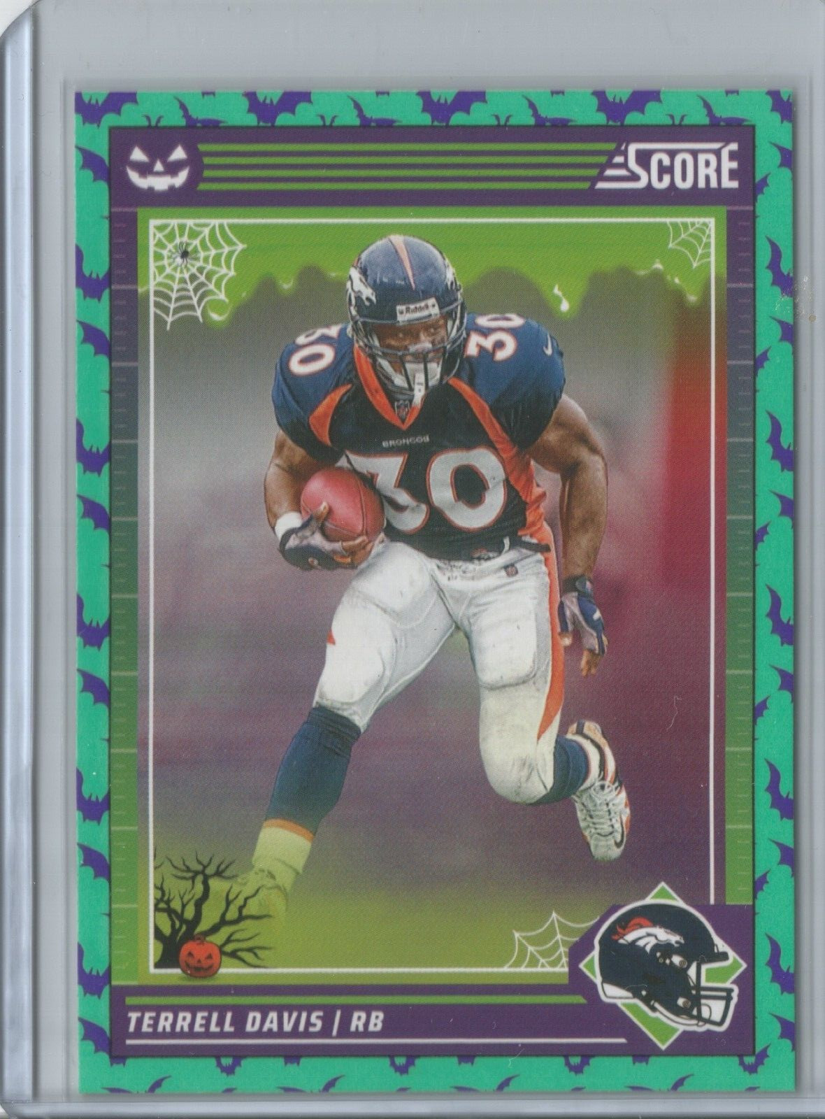 2024 Panini Score-A-Treat Terrell Davis #293 Green Bats Denver Broncos