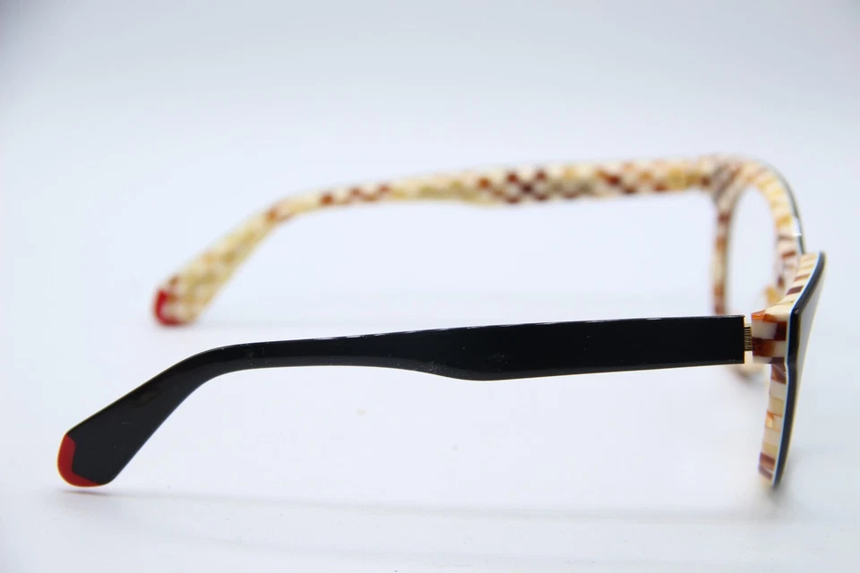 NUEVAS GAFAS ETNIA BARCELONA BRUTAL N'8 BK NEGRAS BEIGE MONTURAS AUTÉNTICAS 49-21 Foto 4 de 4