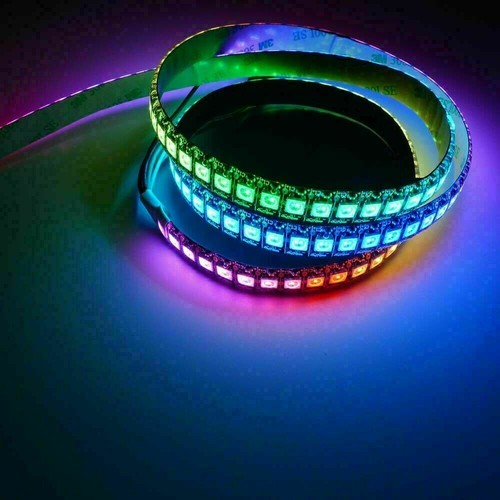 12V 5M 150/300 LED Strip Light 30/M 60/M 5050 WS2811 RGB Dream Color Multicolor - Picture 25 of 30