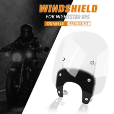 Windshield w/Bracket Deflector Screen For Nightster RH975 2022-2024 Windscreen
