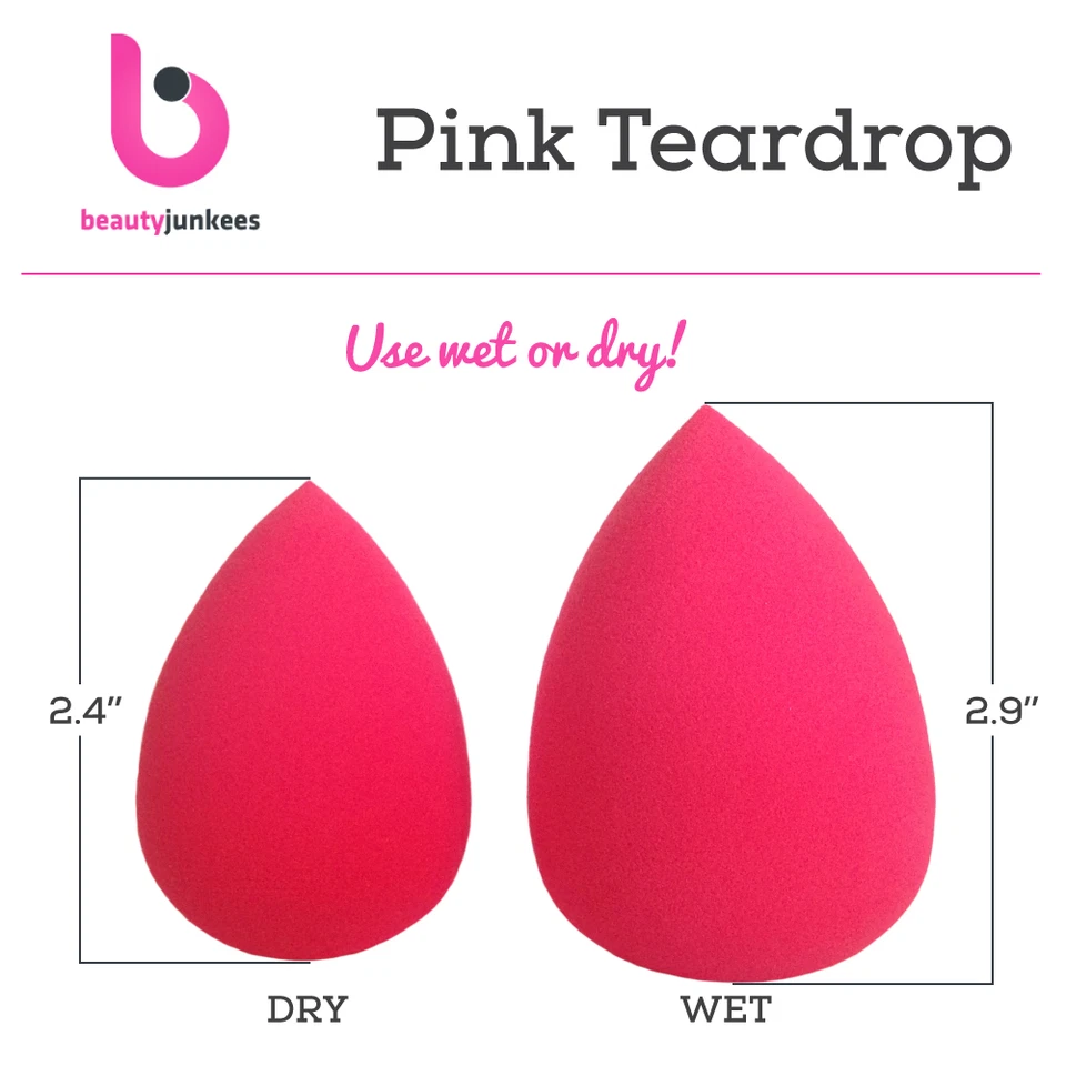 Licuadoras de esponja PRO Beauty: Juego de esponjas de maquillaje de forma única de 4 piezas *Distribuidor exclusivo Foto 2 de 4